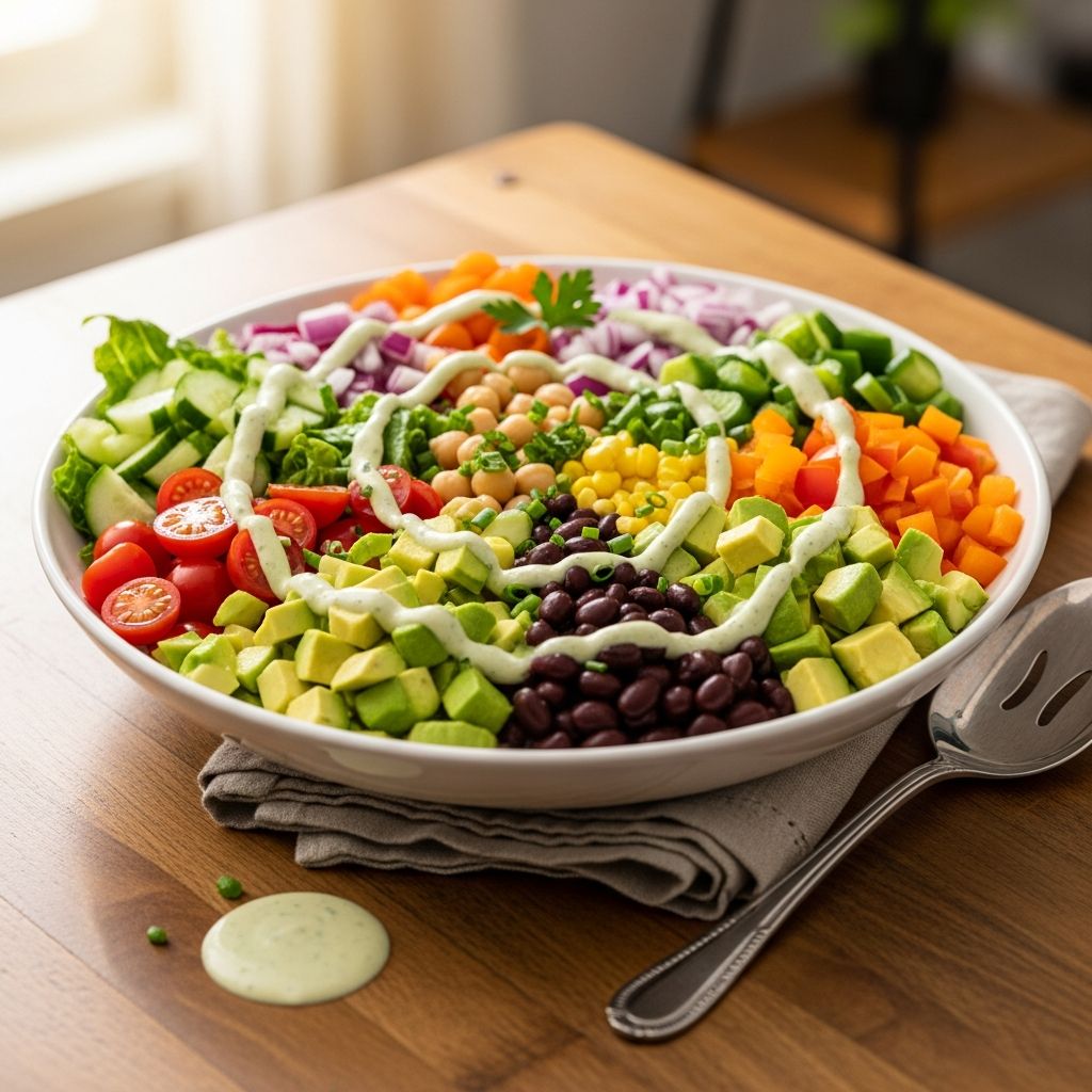 Discover vibrant, nutrient-packed chopped salads bursting with fresh veggies, legumes, and zesty dressings for wholesome meals any day.
