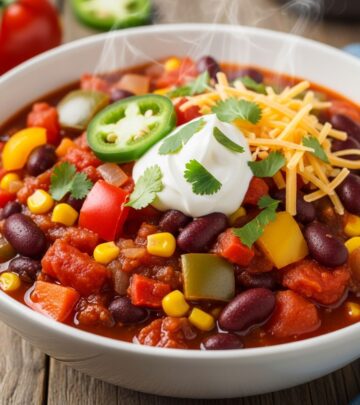 Discover hearty, flavorful vegetarian chili recipes packed with beans, veggies, and bold spices for a meat-free meal everyone loves.
