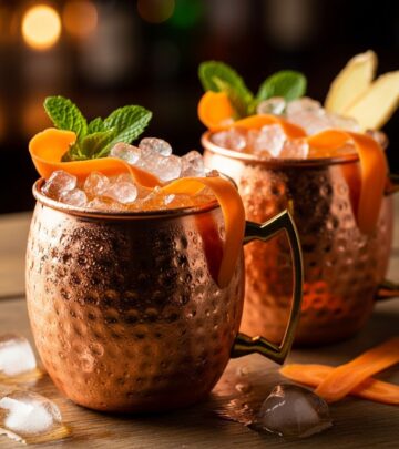 Elevate your cocktail game with this fresh, veggie-infused twist on the classic mule, blending sweet carrots, zesty ginger, and crisp lime for a refreshing sip.