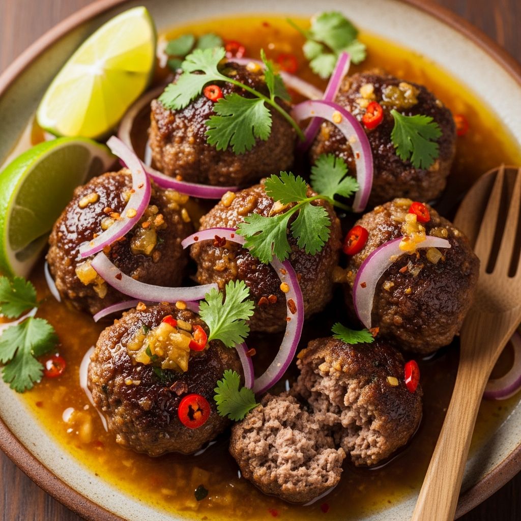 Discover vibrant Cuban mojo meatballs bursting with citrus, herbs, and spice for an easy, flavorful weeknight meal.